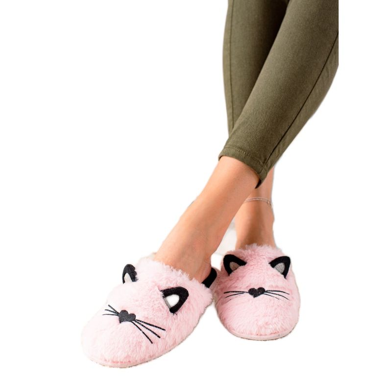 Evento Pink Cat Slippers