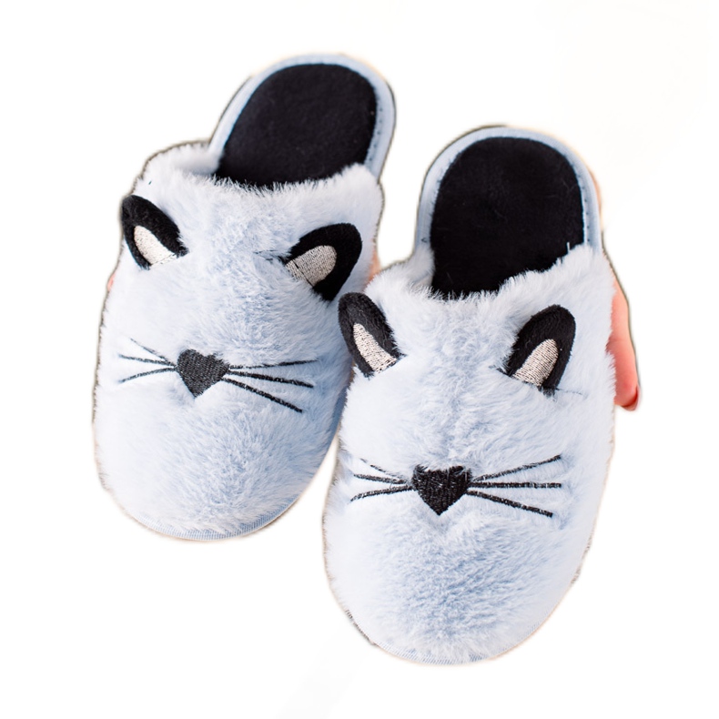 Evento Blue Cat Slippers black Evento Blue Cat Slippers black