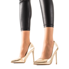 Seastar Stylish high heels golden