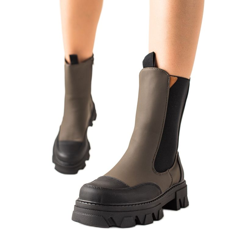 Seastar Workery Fashion boots khaki green