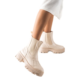 Seastar Beige slip-on boots Seastar Beige slip-on boots