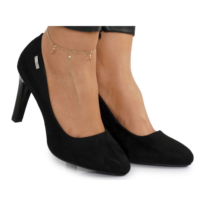 PJ1 Classic Pumps On A Bar Suede Black Eliana