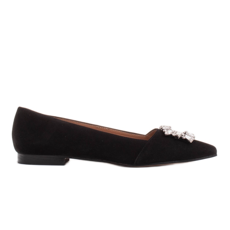 Marco Shoes Ballerinas with decorative stones black