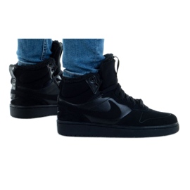 Nike Court Borogh Mid 2 Boot Bg Jr CQ4023-001 black Nike Court Borogh Mid 2 Boot Bg Jr CQ4023-001 black