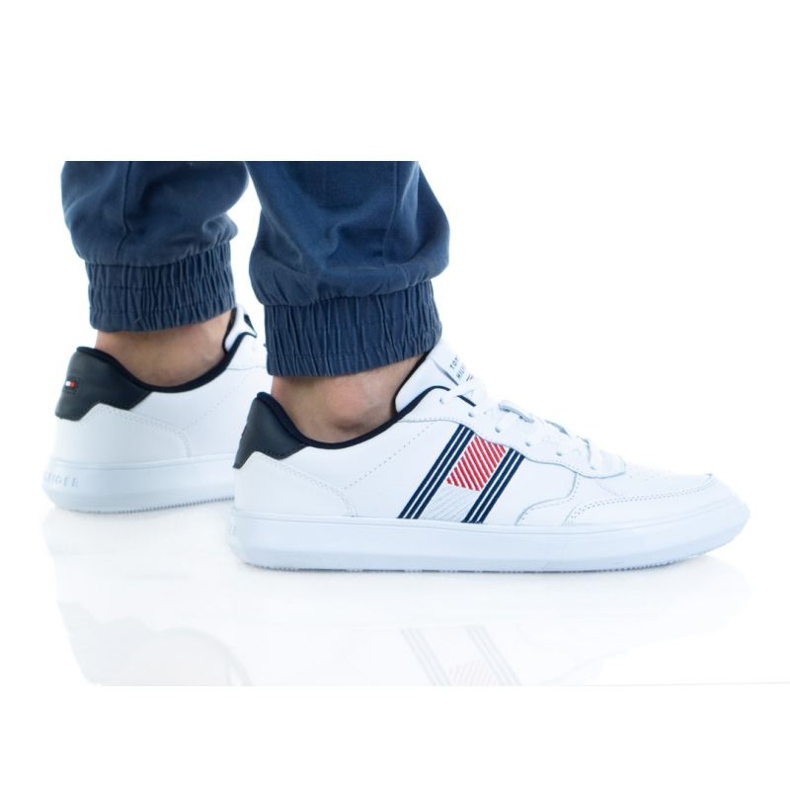 Tommy Hilfiger Essential Leather Cu M FMOFMO3904 white