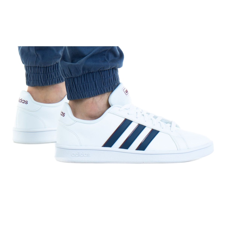 Adidas Grand Court Base M GY8391 shoes white blue Adidas Grand Court Base M GY8391 shoes white blue
