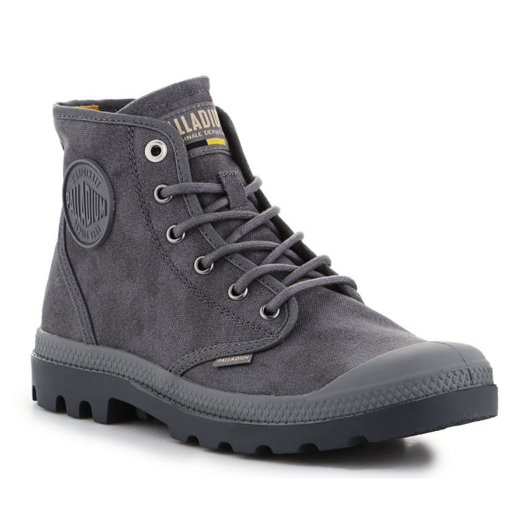 Palladium Pampa Hi Wax French Metal shoes 77222-068-M grey Palladium Pampa Hi Wax French Metal shoes 77222-068-M grey