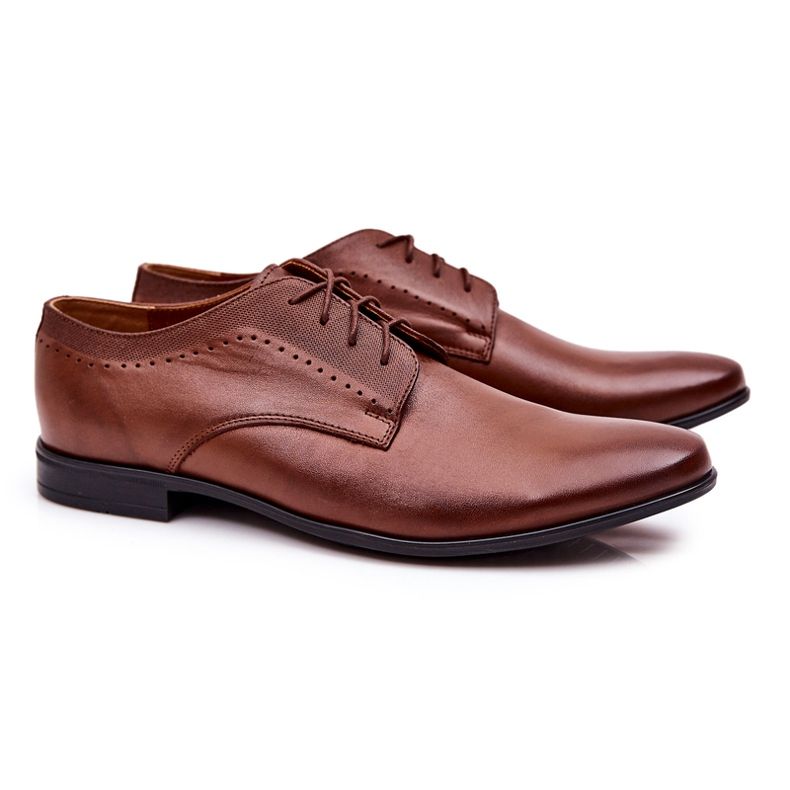 Bednarek Polish Shoes Elegant Leather Shoes Bednarek 724 Brown Bednarek Polish Shoes Elegant Leather Shoes Bednarek 724 Brown