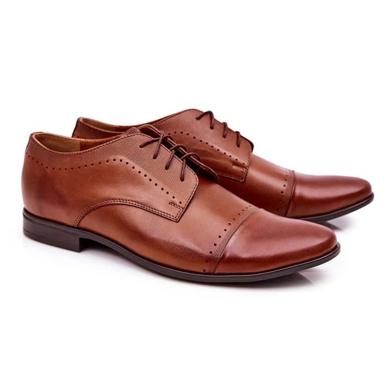 Bednarek Polish Shoes Leather shoes Bednarek 723 Brown