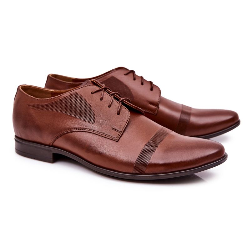 Bednarek Polish Shoes Men's Leather Shoes Bednarek 804 Brown