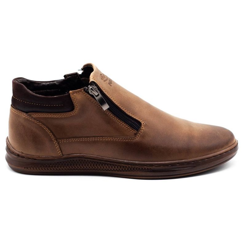 Polbut K29 brown men's winter boots