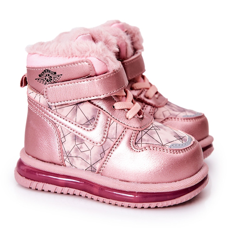 PJ2 Children's Warm Snow Boots Pink Shirinell
