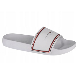 Tommy Hilfiger Essentials Pool Slide W FW0FW05933-YBR white Tommy Hilfiger Essentials Pool Slide W FW0FW05933-YBR white