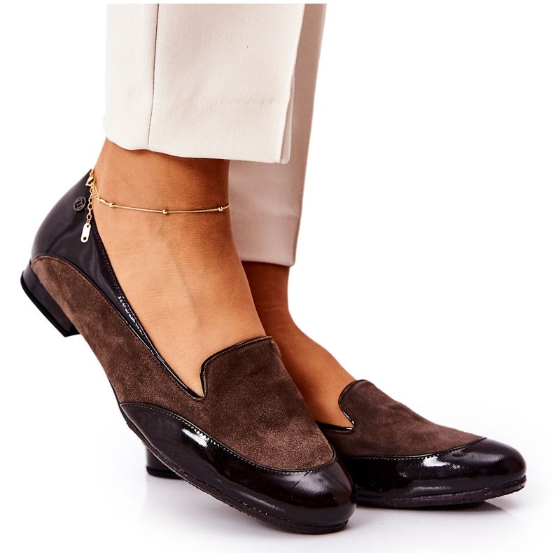 BM Leather Monnari Ballerinas 0920-017 Brown