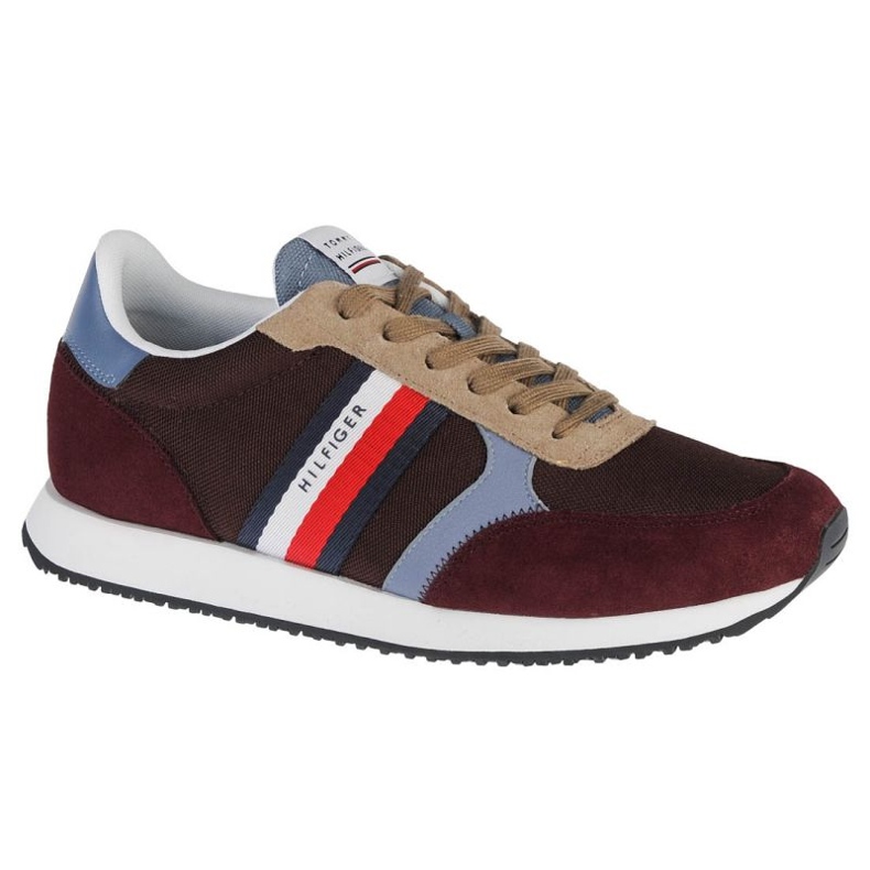 Tommy Hilfiger Runner Lo Color Mix shoes FM0FM03815-GR8 brown Tommy Hilfiger Runner Lo Color Mix shoes FM0FM03815-GR8 brown
