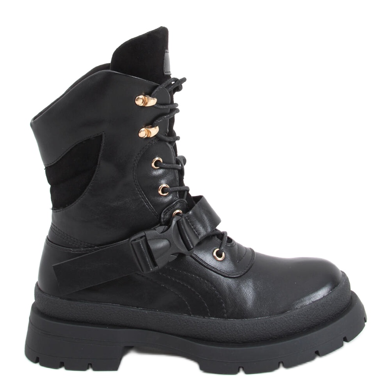 Ahne Black military boots Ahne Black military boots