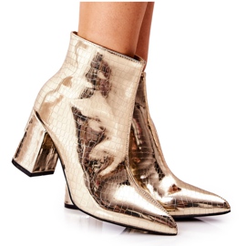 WS1 Boots On a Post Mirror Snake Golden Fert