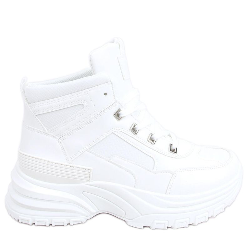 Diana White high-top sneakers