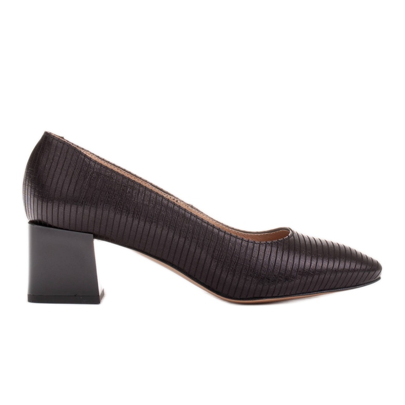 Marco Shoes Natural leather pumps black