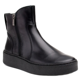 Marco Shoes Comfortable Marco 1320B boots with insulation black