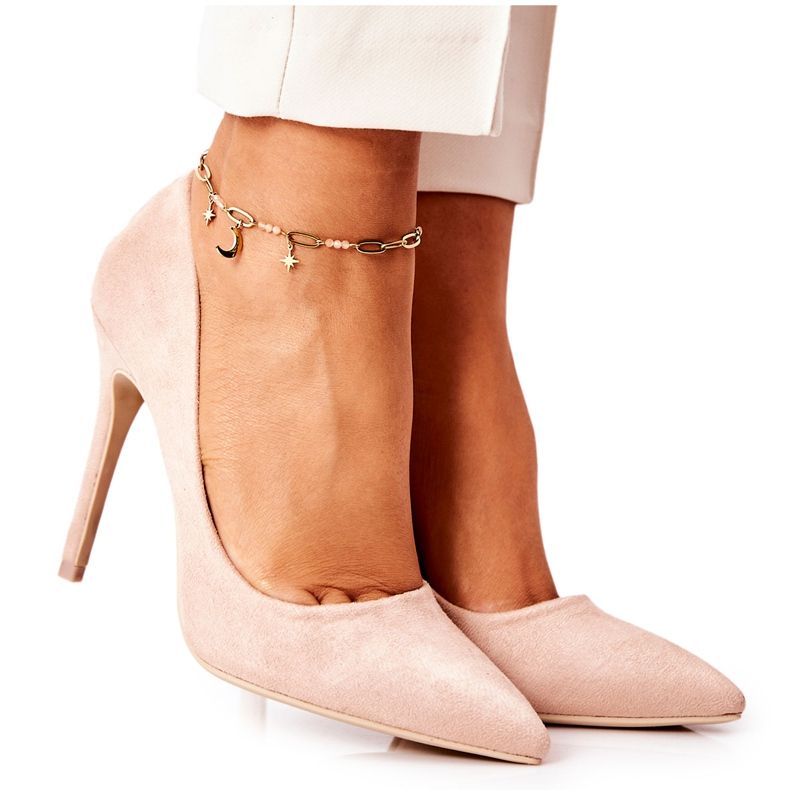 WS1 Suede High Heels Beige Melany WS1 Suede High Heels Beige Melany