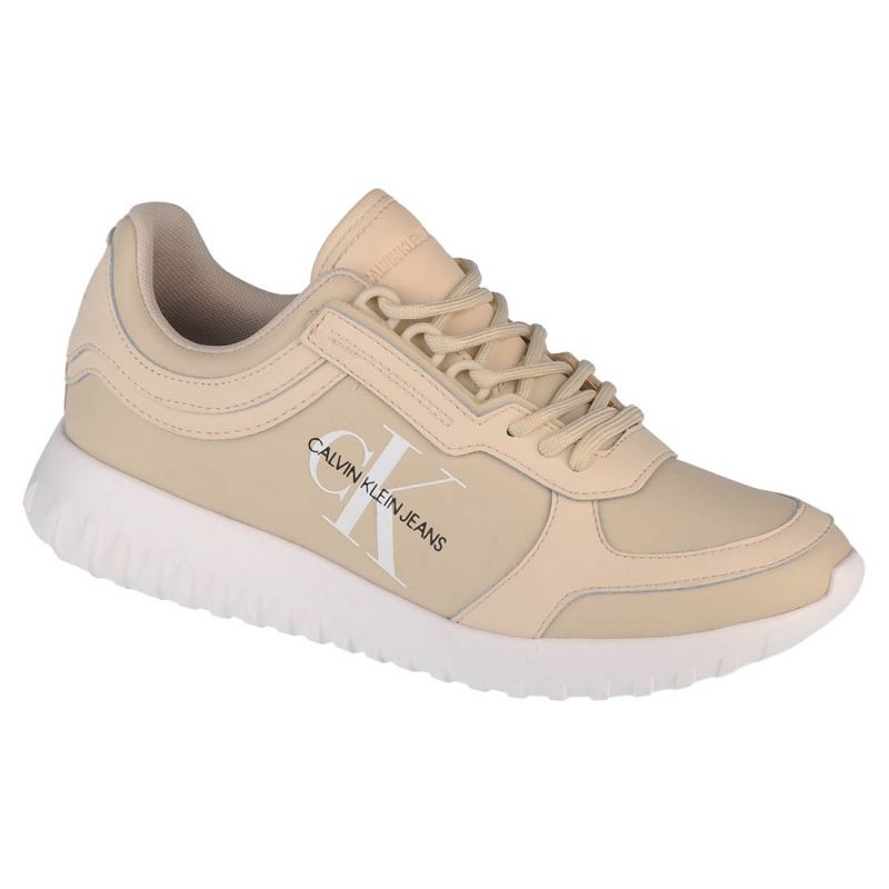 Tegenstrijdigheid site helder Calvin Klein Runner Laceup Shoes W YW0YW00375-AEO beige - KeeShoes