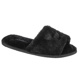 Calvin Klein Slipper Sandal Fur W HW0HW00634-BAX black