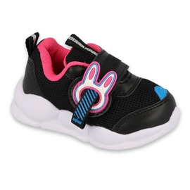 Befado children's shoes 516P092 black pink Befado children's shoes 516P092 black pink
