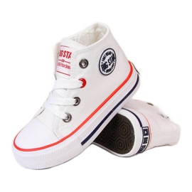 Sneakers with a zipper Big Star Jr HH374083 white Sneakers with a zipper Big Star Jr HH374083 white