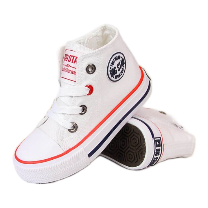 Converse blanche junior sales