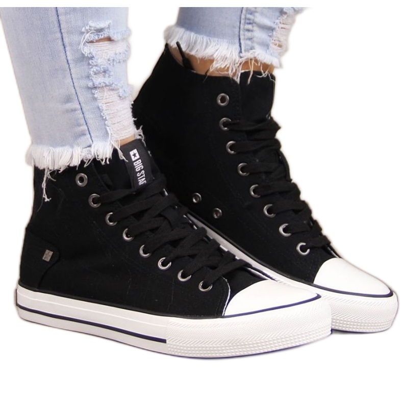 High-top sneakers Big Star W DD274330 black