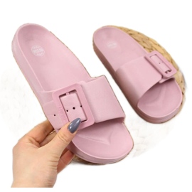 Beach slippers Big Star W FF274A387 pink