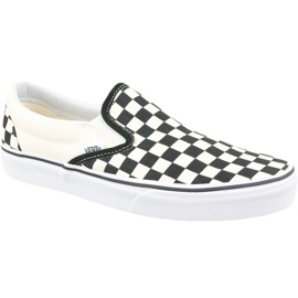 Vans Asher Baskets classiques en toile à carreaux pour femmes en noir –  4feetshoes