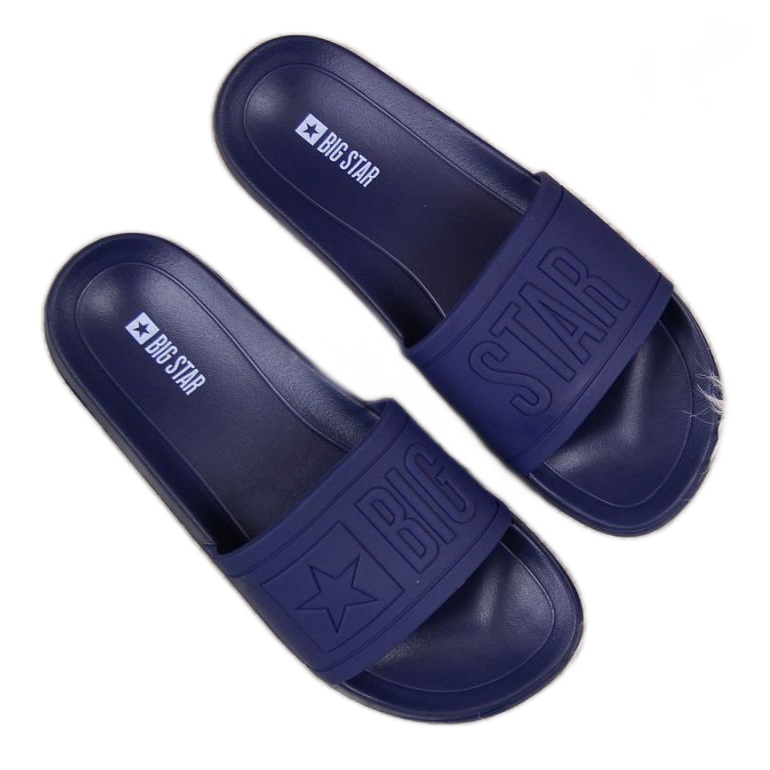 Beach slippers Big Star W DD274A269 navy blue