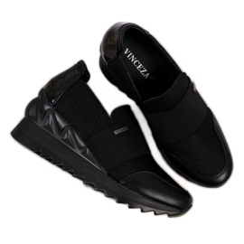 Wedge sneakers Vinceza W JAN62 black