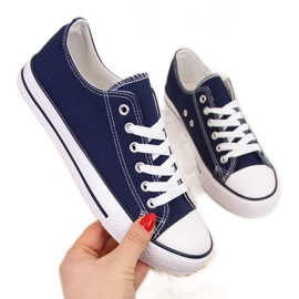 Low-top Atletico W ATC266B navy blue sneakers white