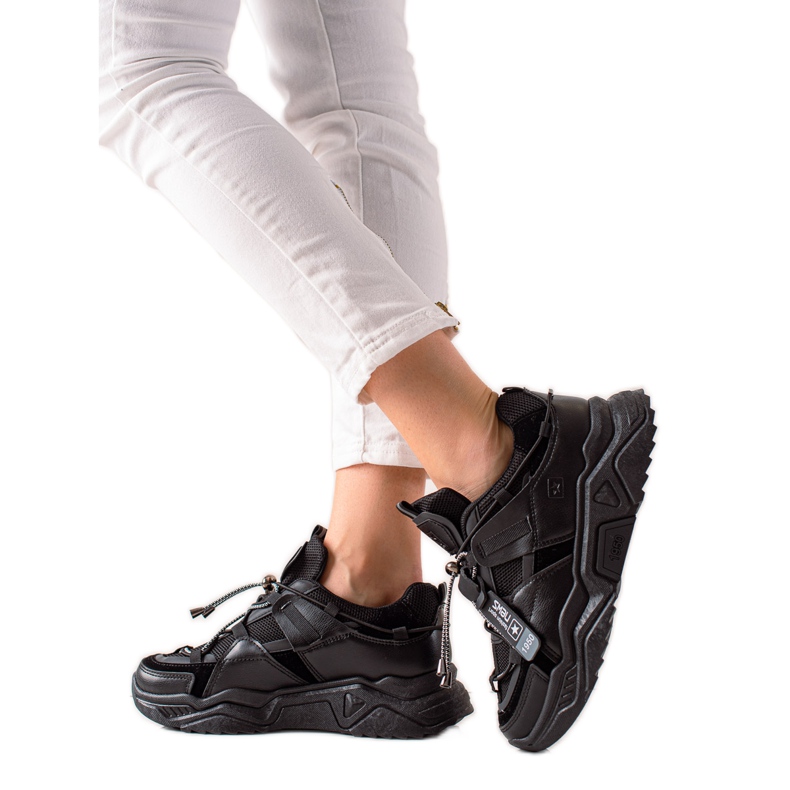 Evento Fashionable Black Sneakers Evento Fashionable Black Sneakers