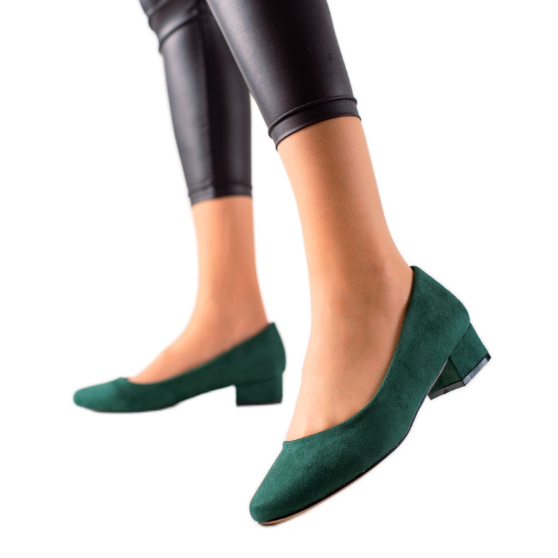 Sabatina Green Suede Pumps Sabatina Green Suede Pumps