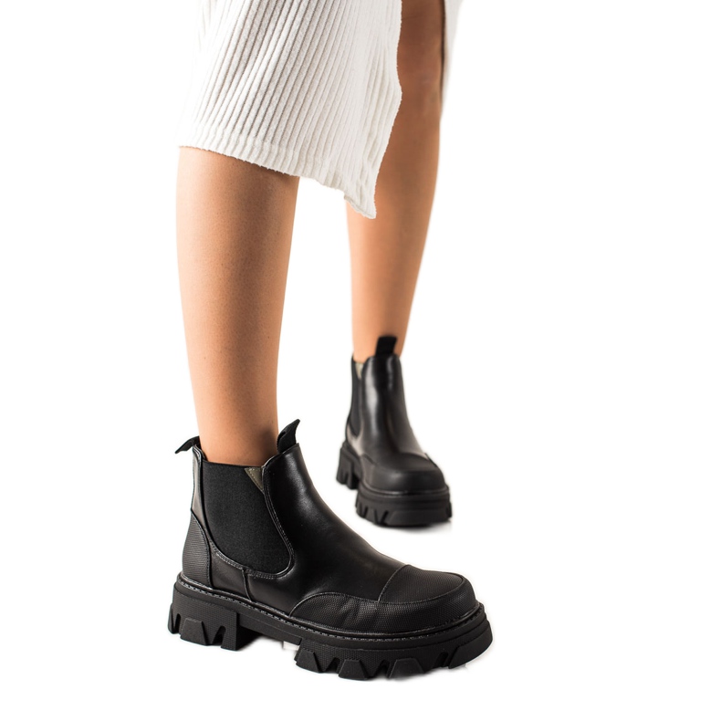 Seastar Black Fashion Jodhpur boots