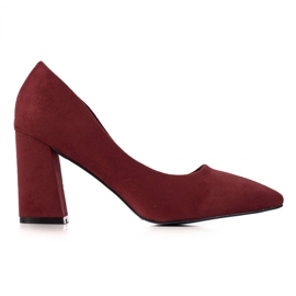 Bestelle Czamszowe Pumps On A Pillar red multicolored Bestelle Czamszowe Pumps On A Pillar red multicolored