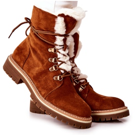 Camel Nelby Warm Boots brown