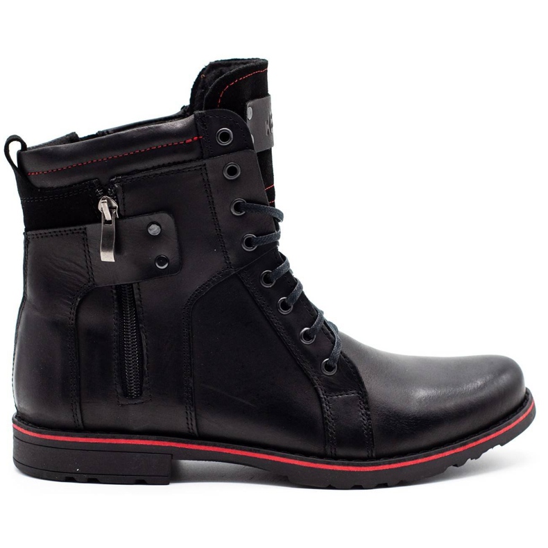 Olivier Men's winter shoes 237 black