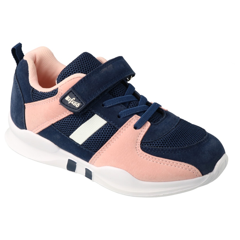 Befado children's shoes 516Y128 navy blue pink Befado children's shoes 516Y128 navy blue pink
