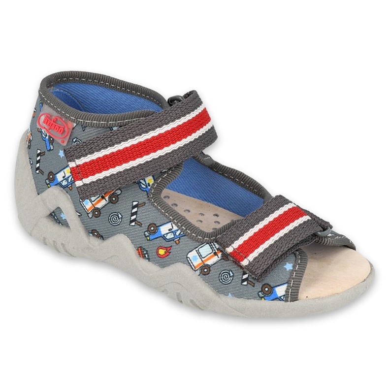 Befado yellow children's shoes 350P030 grey