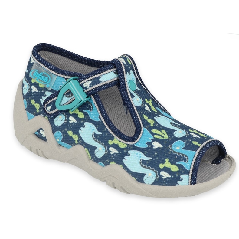 Befado children's shoes 217P114 navy blue blue