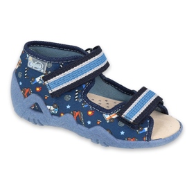 Befado yellow children's shoes 350P028 blue Befado yellow children's shoes 350P028 blue