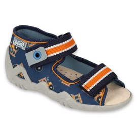 Befado yellow children's shoes 350P029 blue