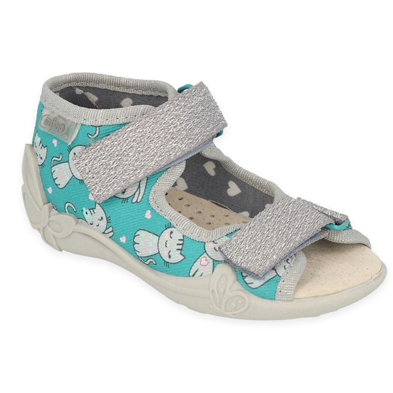 Befado children's shoes 342P041 multicolored grey