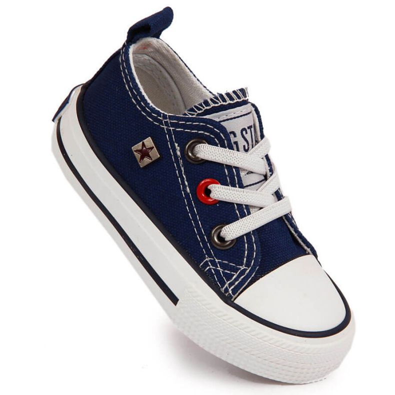 Big Star HH374195 low-top sneakers, navy blue
