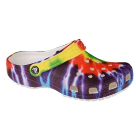 Crocs Classic Tie-Dye Graphic Clog W 205453-90H red